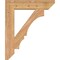 Ekena Millwork Balboa Slat Smooth Bracket, Western Red Cedar, 5 1/2"W x 30"D x 36"H BKT06X30X36BOA06SWR - alternate 2